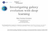 Investigating galaxy evolution with deep learning