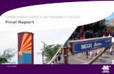 TEMPE/MESA STREETCAR FEASIBILITY STUDY Final Report