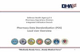 Pharmacy Data Standardization (PDS) Local User Overview