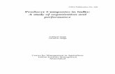 Producer Companies in India: A study of organization and ...