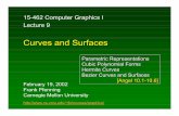 Curves and Surfaces - Carnegie Mellon School of Computer ...