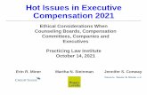 Hot Issues in Executive Compensation 2021
