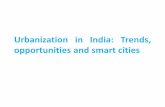 Urbanisation in India: Trends, opportunities and smart cities