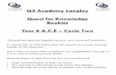 Q3 Academy Langley Quest for Knowledge Booklet Year 8 A.C ...