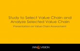 Study to Select Value Chain and Analyze Selected Value Chain