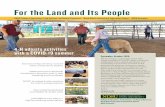For the Land and Its People - NDSU