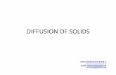 DIFFUSION OF SOLIDS