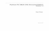 Python F2 SEA-C45 Documentation - Read the Docs