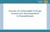 Issues of renewable energy resources development in Kazakhstan