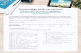 Transferable Skills Worksheet - Amazon S3