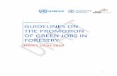 GUIDELINES ON THE PROMOTION OF GREEN JOBS IN FORESTRY