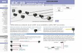 Ultra-compact Photoelectric Sensor EX-20 SERIES Ver