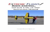110 inch YAK-54 ARF Instruction Manual - Extreme Flight