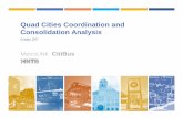 Quad Cities Coordination and Consolidation Analysis