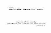 ANNUAL REPORT 1999 - Kyoto U