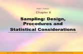 Sampling: Design, Procedures and Statistical Considerations