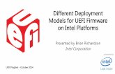 Different Deployment Models for UEFI Firmware on Intel ...