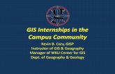 GIS Internships in the Campus Community
