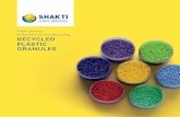 Recycled Plastic Granules - The Shakti Plastic Industries