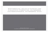 External Evaluation of UNAVCO Virtual Summer Internships ...