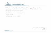 EPA’s Affordable Clean Energy Proposal