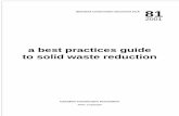 A Best Practices Guide to Solid Waste Reduction