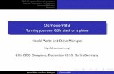 OsmocomBB - Running your own GSM stack on a phone