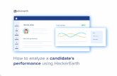 How to analyze a candidate's performance using HackerEarth E