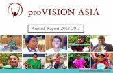annual report 2013 - proVISION ASIA