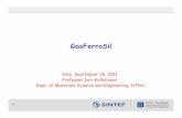 GasFerroSil - SINTEF