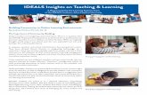 Ideals Insights on Teaching and Learning
