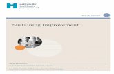 IHI Sustaining Improvement White Paper - med.unc.edu
