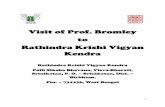 Visit of Prof. Bromley to Rathindra Krishi Vigyan Kendra