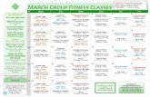 March Group Fitness Classes - Sarasota Golf