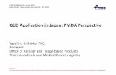 QbD Application in Japan: PMDA Perspective
