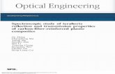 Spectroscopic study of terahertz reflection and ...