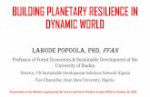 BUILDING PLANETARY RESILIENCE IN DYNAMIC WORLD