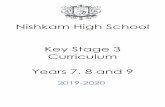 3 Nishkam High School Key Stage 3 Curriculum Years 7, 8 and 9