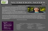 NUTRITION NOTES - Extension Wordpress