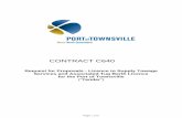 Townsville Towage Tender Document