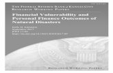 Financial Vulnerability and Personal Finance Outcomes of ...