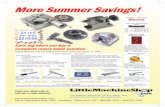 More Summer Savings (2 pages) (Machinists Workshop, August ...