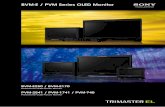 BVM-E / PVM Series OLED Monitor
