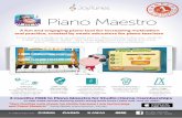 3 months FREE to Piano Maestro for Studio+Home memberships