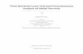 Time Resolved Laser Induced Incandescence Analysis of ...