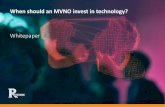 When should an MVNO invest in technology? - R Systems