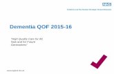 Dementia QOF 2015-16 - NHS Senate Yorkshire
