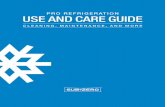 PRO REFRIGERATION USE AND CARE GUIDE