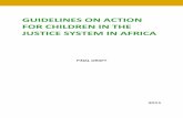 GUIDELINES ON ACTION FOR CHILDREN IN THE JUSTICE …