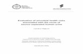 Evaluation of microbial health risks associated with the ...
